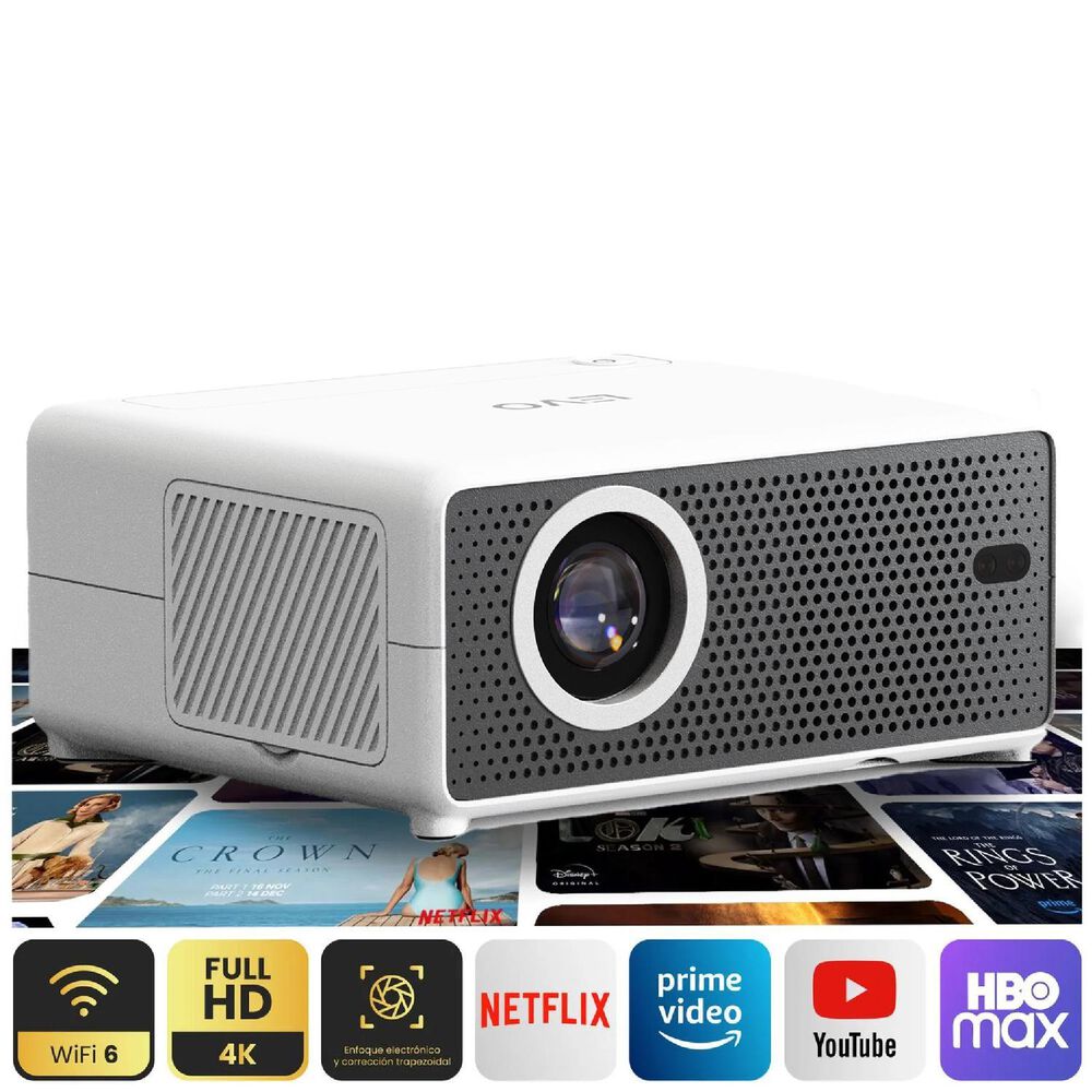 Proyector Portatil Smart Hexa 8000lm Wifi Bt Android Levo image number 0.0