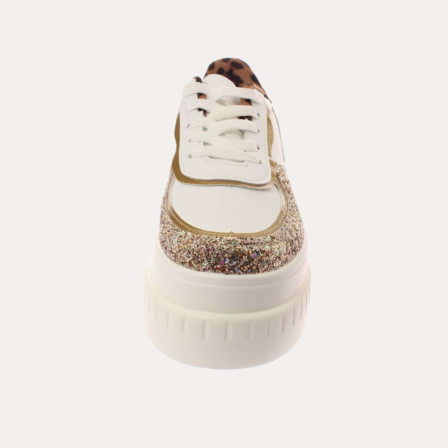 Zapatilla Plataforma Blanco/dorado V&iacute;a Franca Art. 5s212b0098dgold image number 2.0
