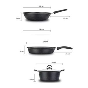 Juego De Ollas Set Utensilios De Cocina Antiadherentes