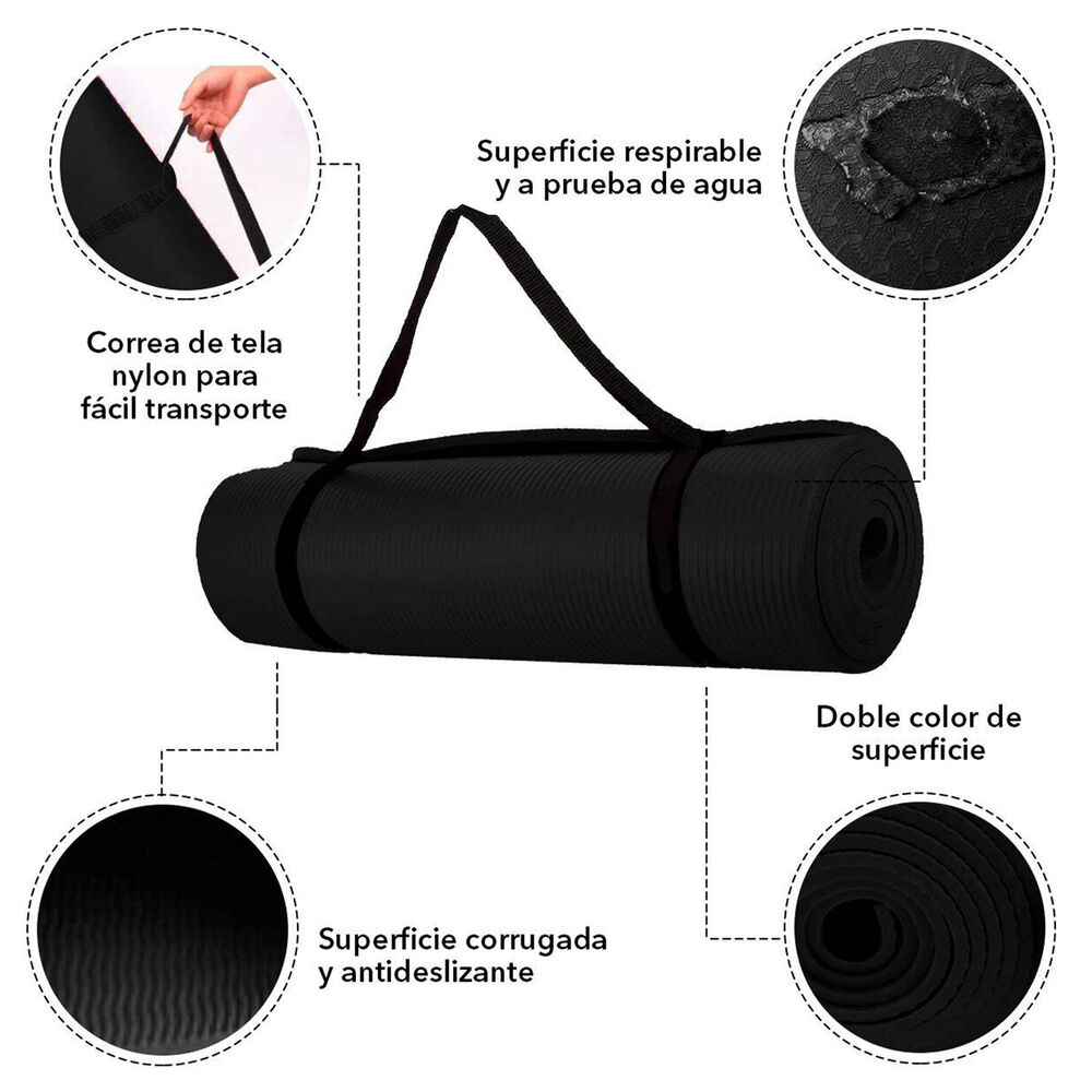 Mat Multifuncional 15mm Yoga image number 3.0