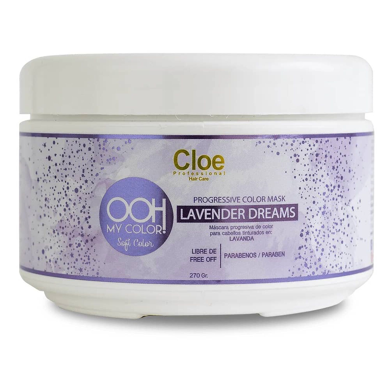 M&aacute;scara Ooh My Color Lavender Dreams Cloe 270gr image number 1.0