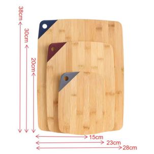 Set De 3 Tablas Bambu Para Cortar De Cocina