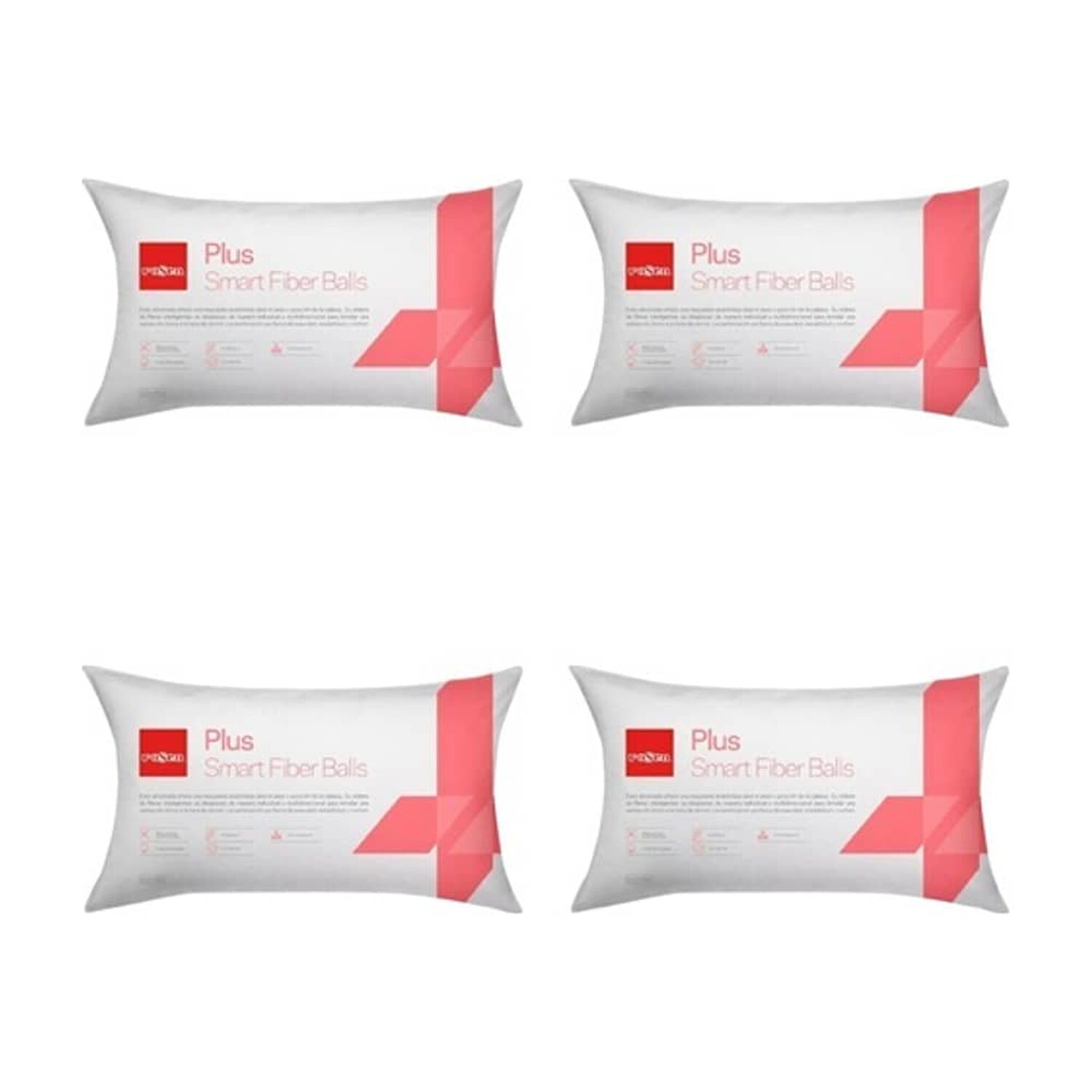 Pack 4 Almohadas Rosen Plus King 50 X 90 Cm image number 0.0
