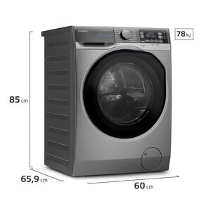 Lavadora Secadora Fensa 11kg Lavado Inteligente 11wd Gris