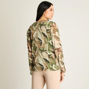 Polera Manga Larga Cuello V Mujer Lorenzo Di Pontti