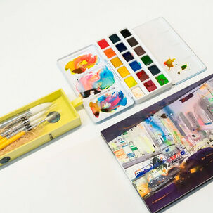 Himi Little Bird Set De 5 Pinceles Acuarela Yellow