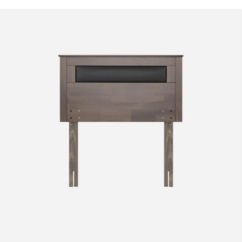 Cama Europea Rosen New Style 6 / 1.5 Plazas / Base Normal  + Respaldo Ferrara Gris image number 2.0
