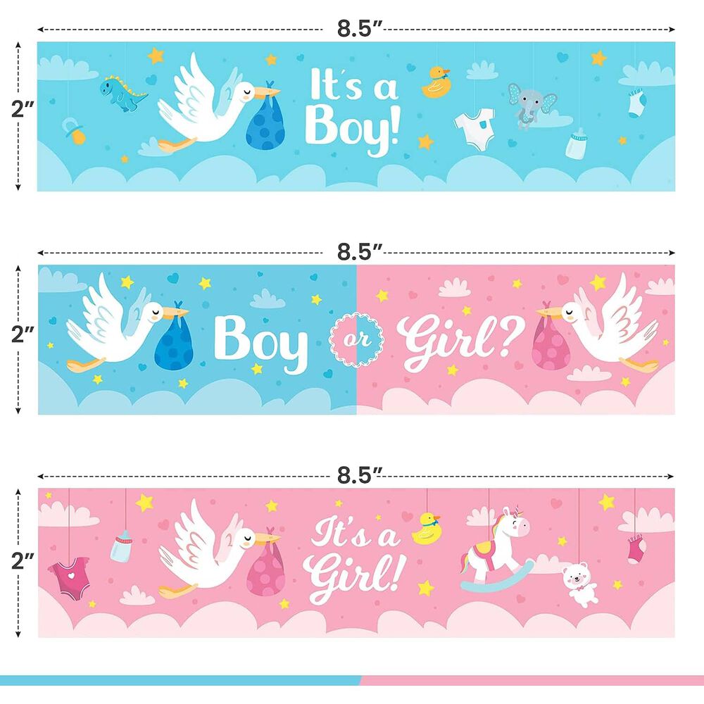 10 Etiquetas De Botella Agua Para Revelaci&oacute;n Baby Shower image number 3.0