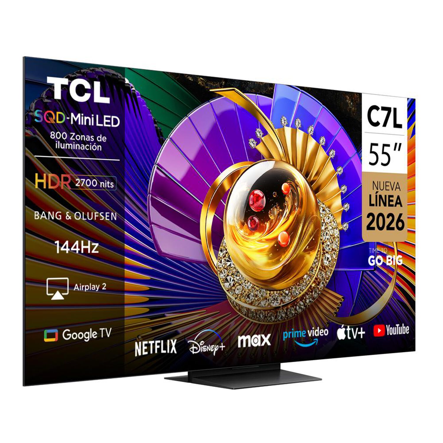 Mini LED 55" TCL 55C7L / Ultra HD 4K / Smart TV image number 1.0