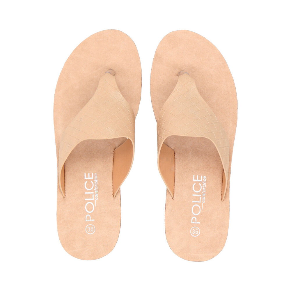 Sandalia Mujer Beige Thalia Police image number 3.0