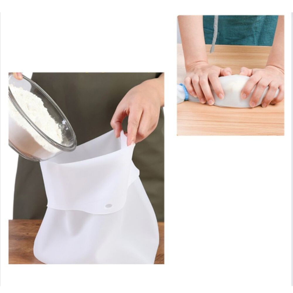 Set Para Amasar Tabla Más Bolsa De Silicona Utensilios Cocina image number 1.0