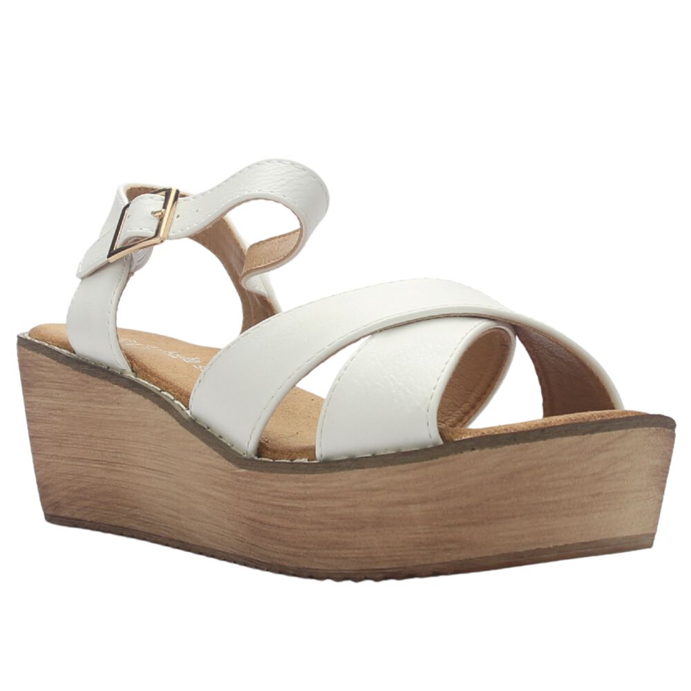 Sandalia Chalada Mujer Tala-1 Blanco Plataforma image number 2.0