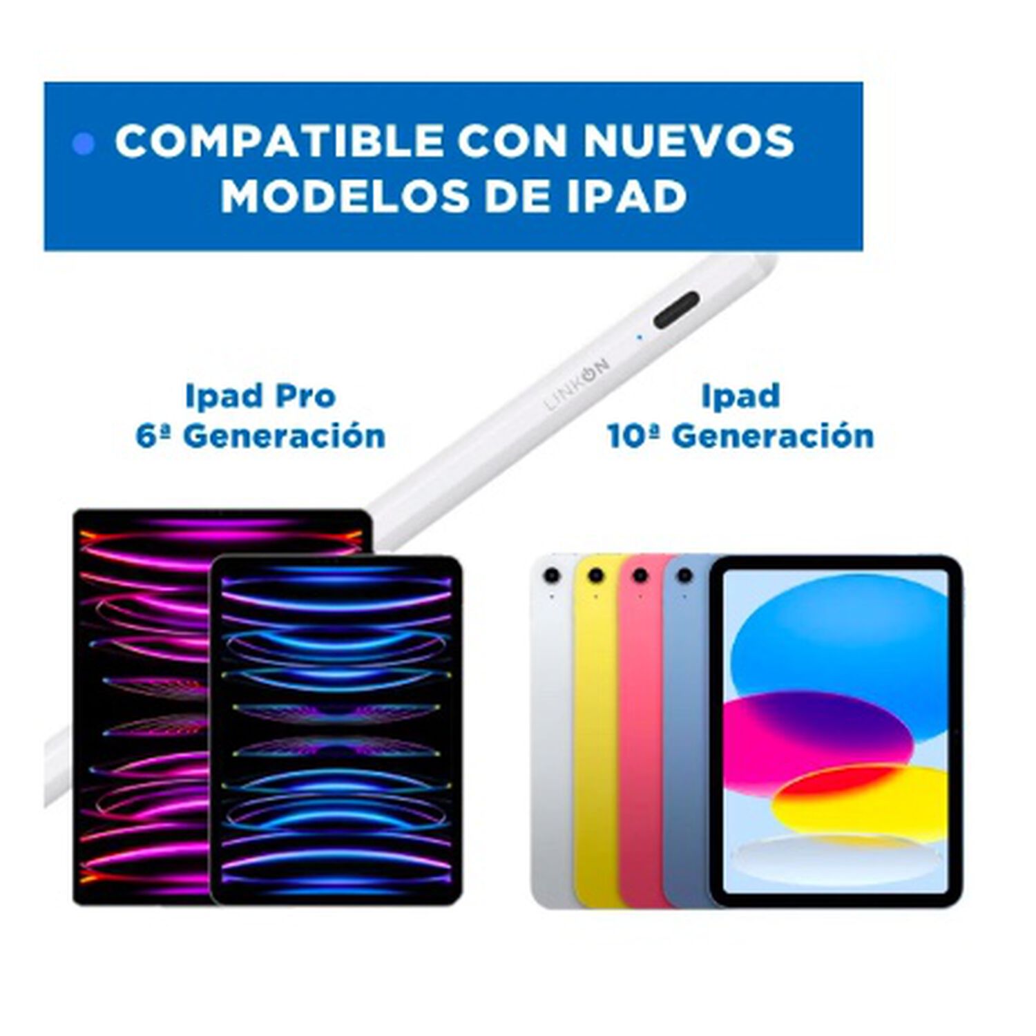 Lapiz Pencil Tactil Stylus Para Apple Ipad image number 1.0