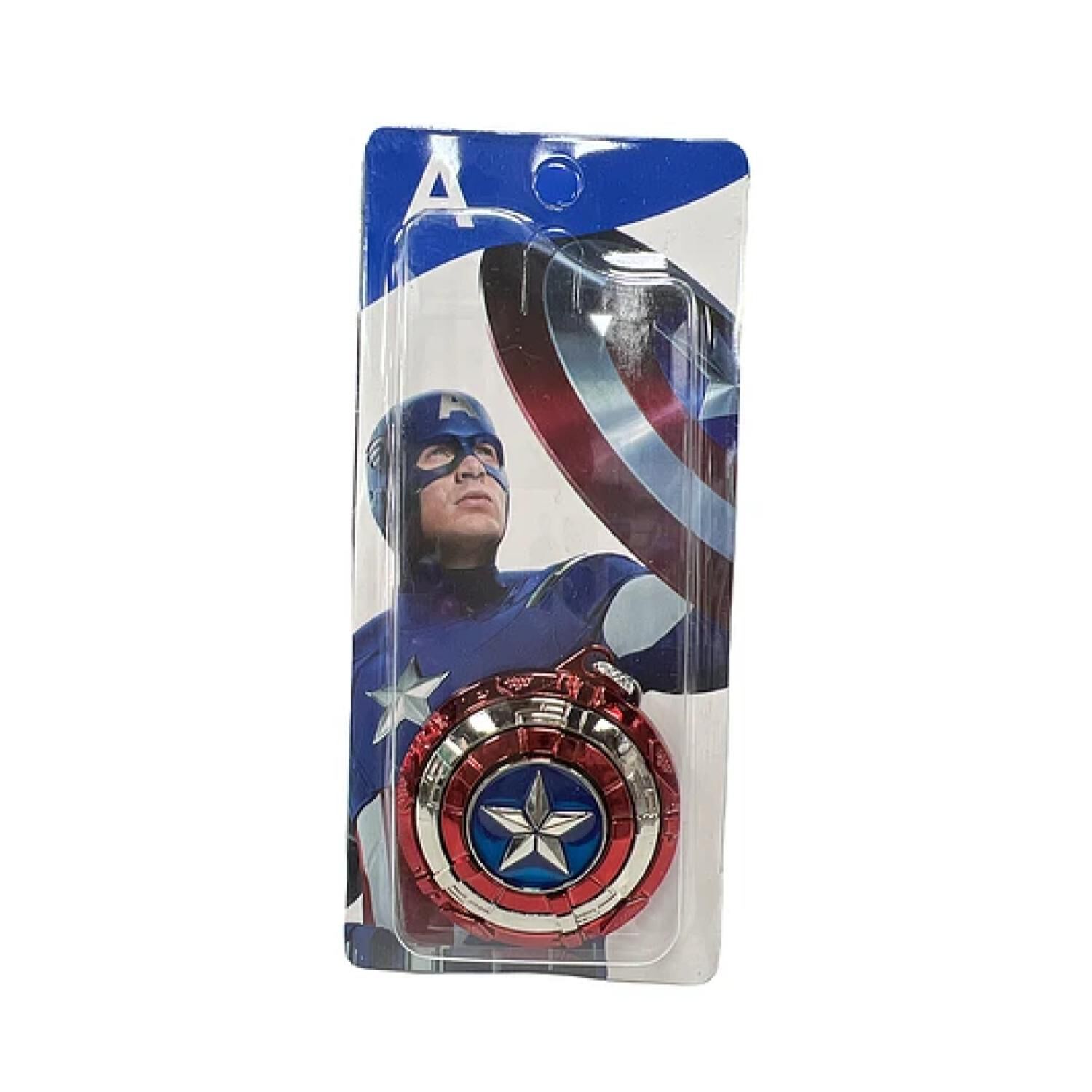 Llavero Metalico Premium Escudo Capitan America image number 1.0