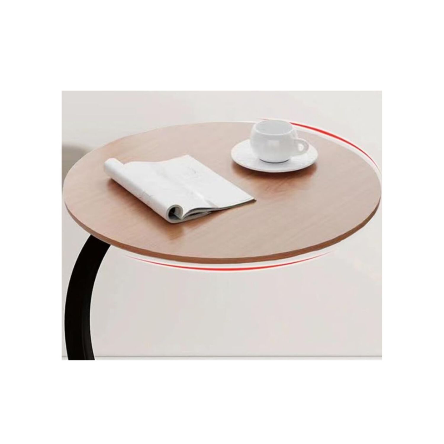 Mesa De Centro Redonda Para Hogar Sal&oacute;n Dormitorio Estable image number 15.0