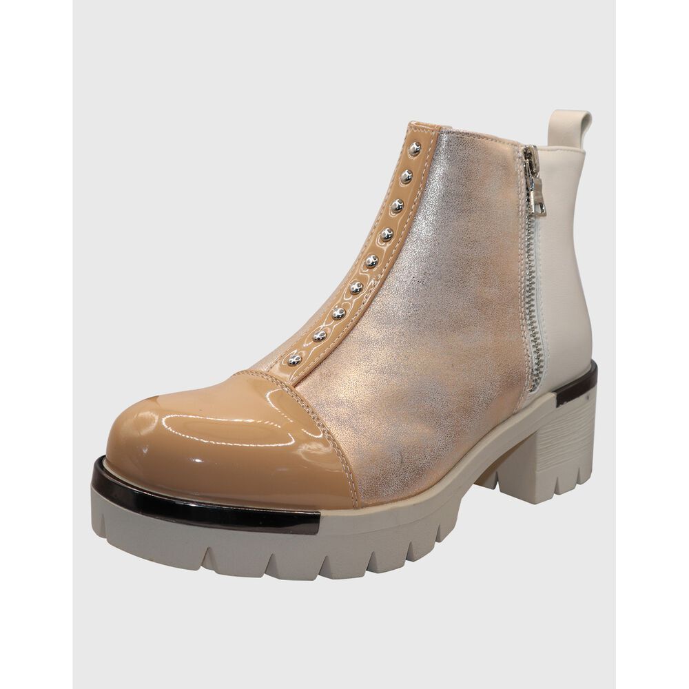 Botin Beige Tri Elasticado image number 0.0