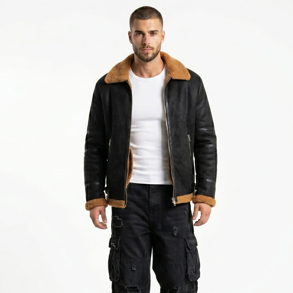 Chaqueta Ecocuero Grecia Hombre image number 0.0