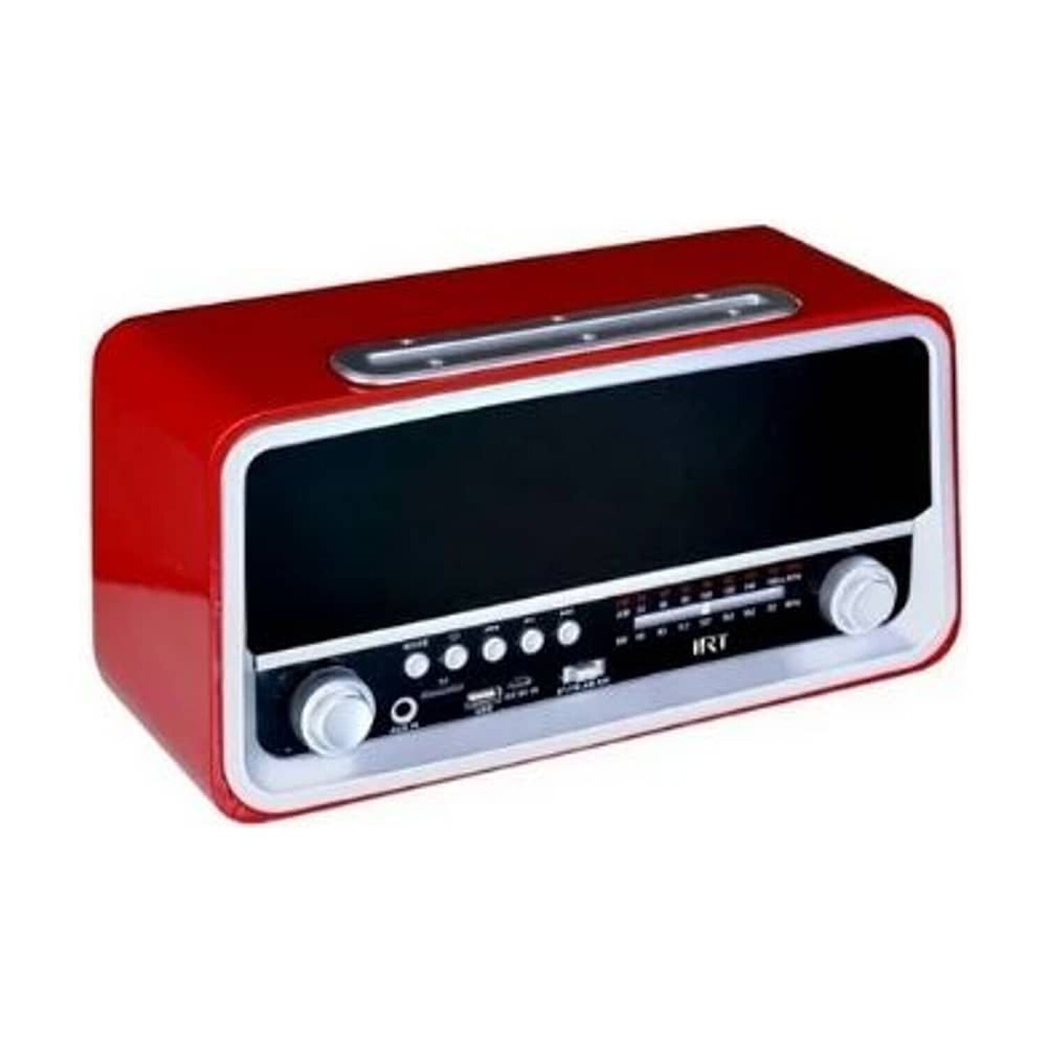 Radio Bluetooth Port&aacute;til Retro Irt Usb Am Fm Rojo Fx Vintage image number 0.0