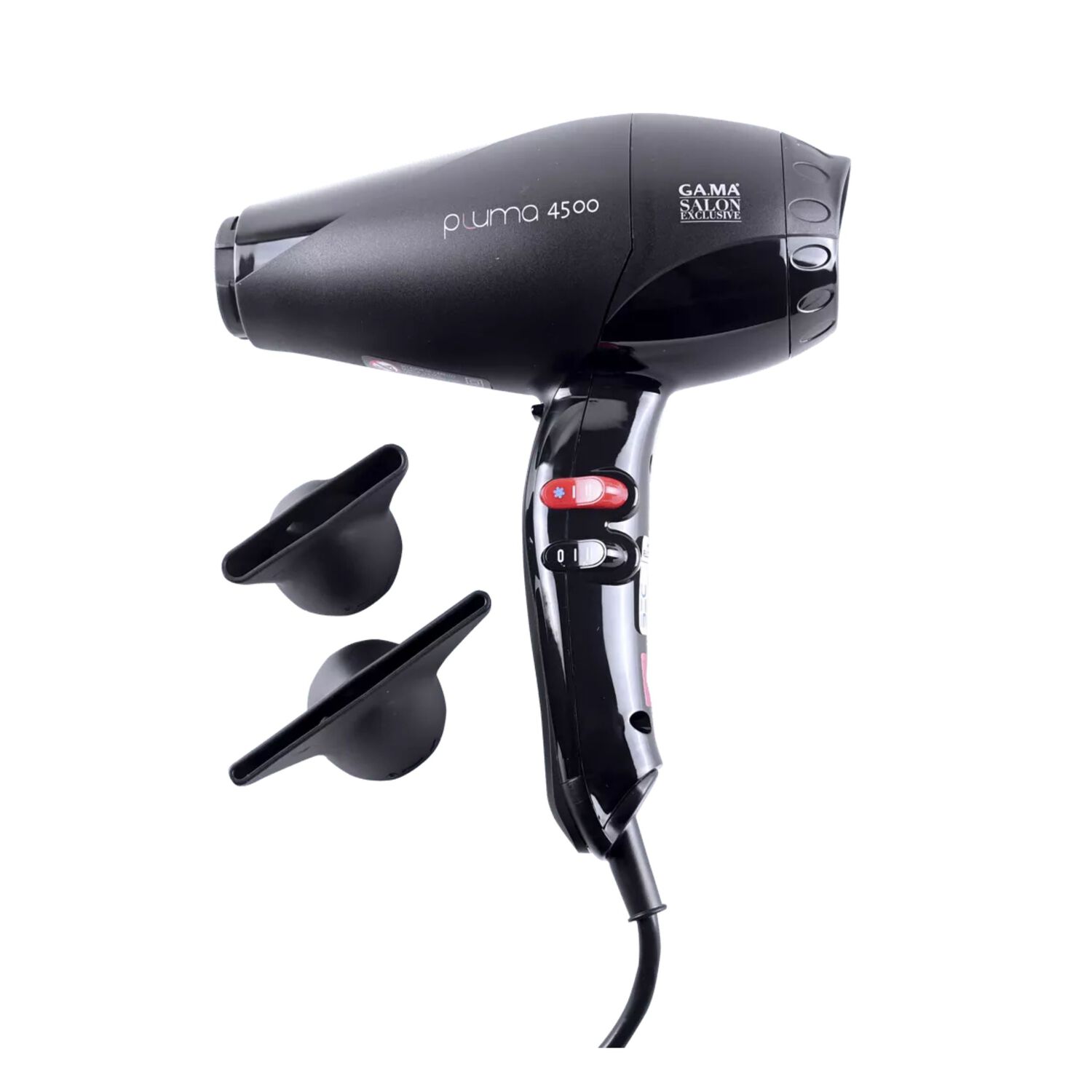 Secador Gama Salon Exclusive Pluma 4500 Oxy Active Negro image number 4.0