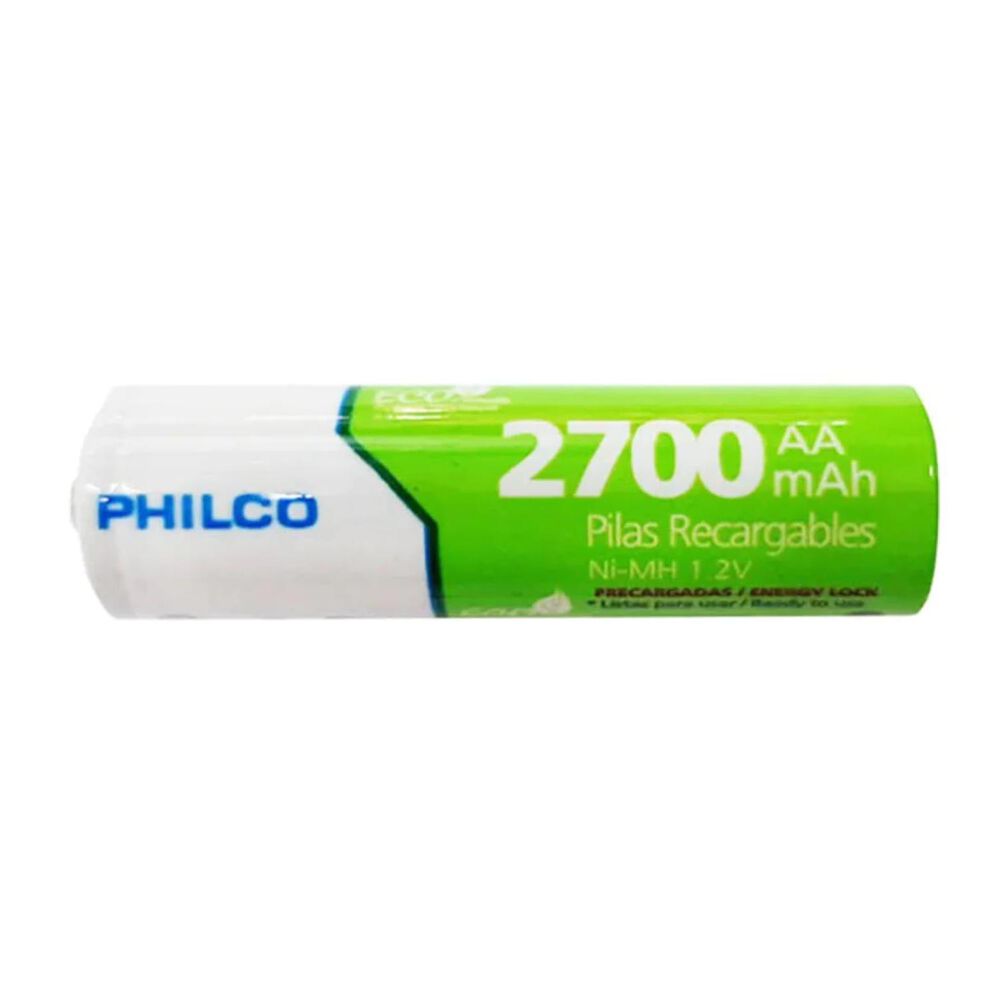 Pack 2 Pilas Recargables Aa 2700mah image number 0.0