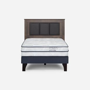 Cama Europea Rosen Autonomy Sky / 1.5 Plazas / Base Normal + Respaldo