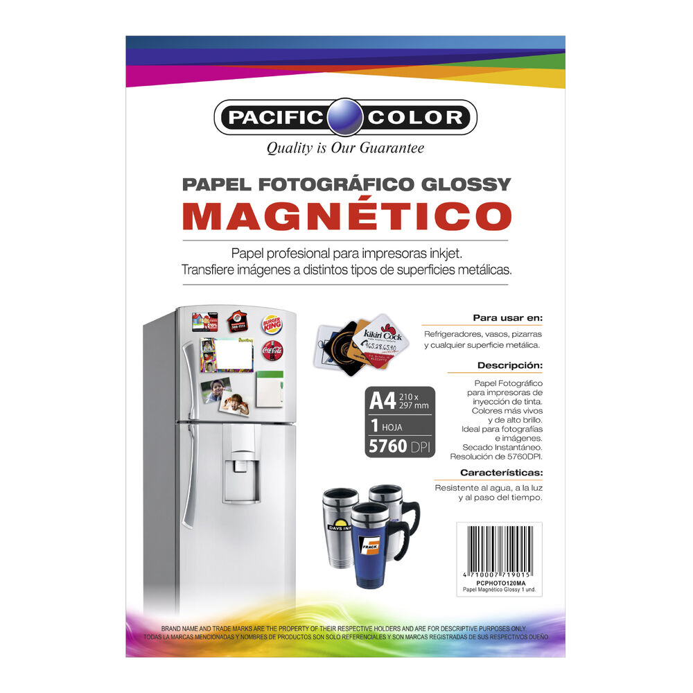 Hoja Papel Fotogr&aacute;fico Magn&eacute;tico A4 - Ps image number 0.0