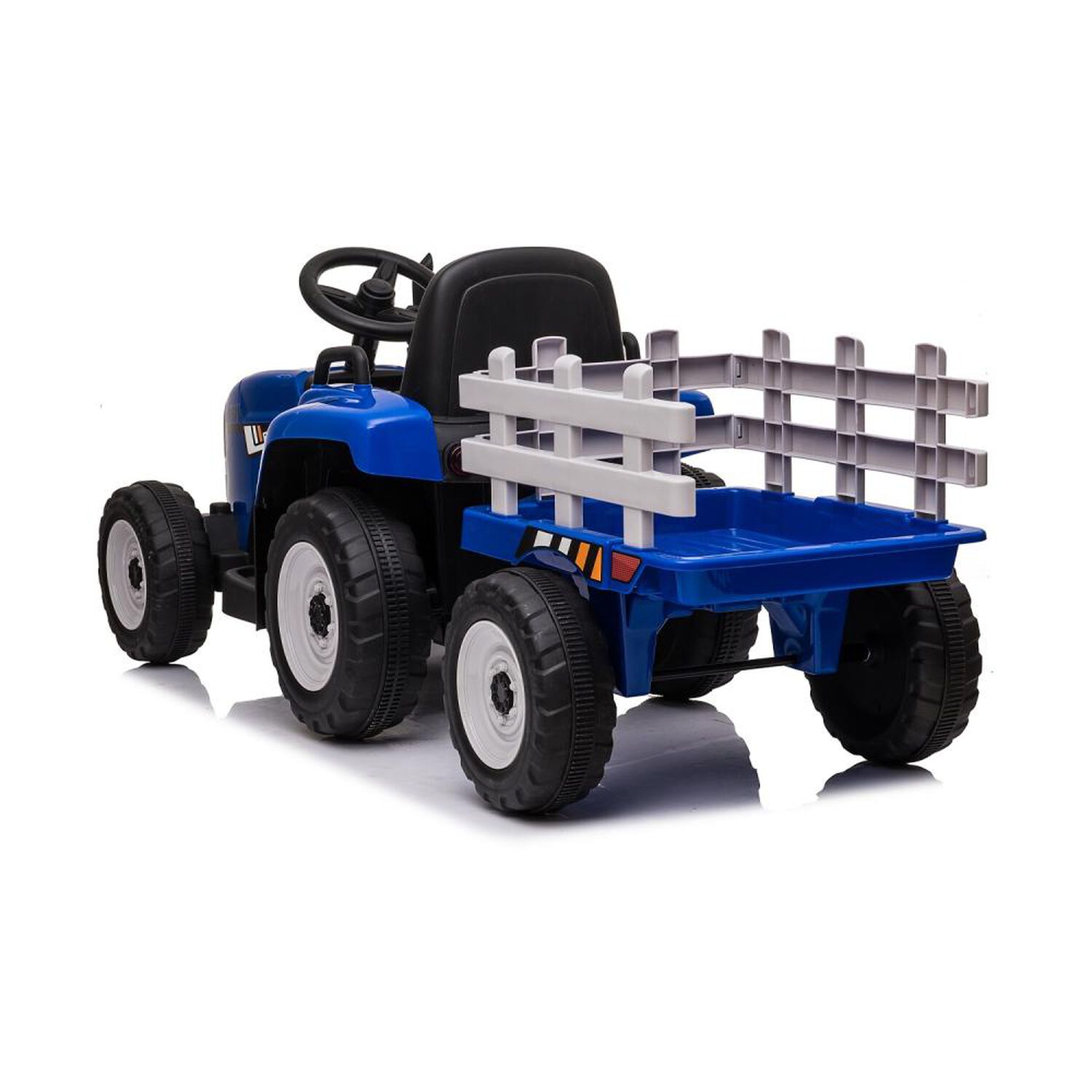 Tractor Con Carro Talbot 12v Azul image number 2.0