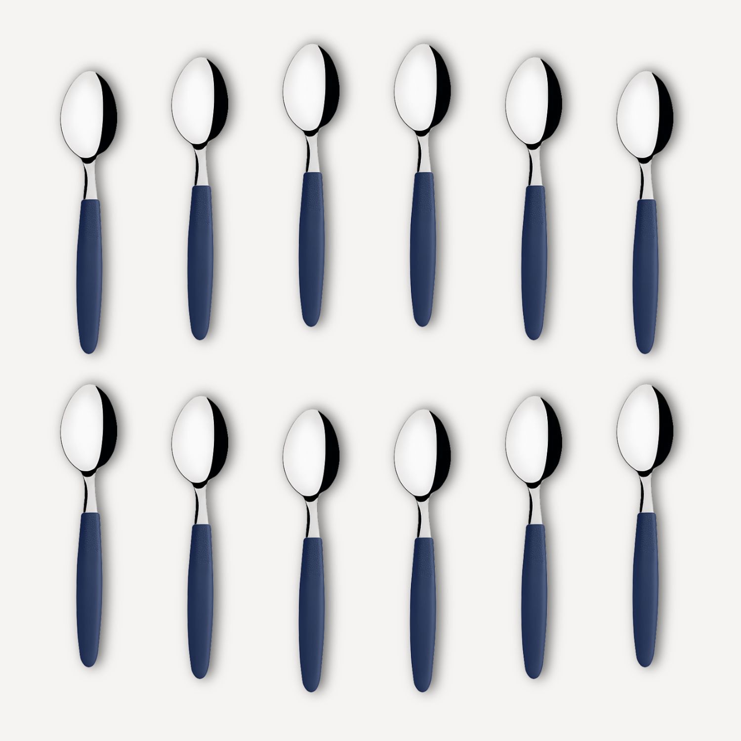 Set 12 Cucharas De Te Y Postre Ipanema Tramontina Azul image number 0.0