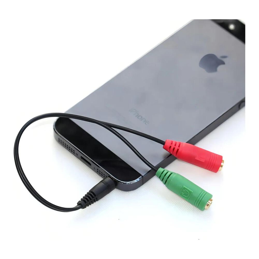 Adaptador De Audio 2 Jack Hembra A Jack 3.5 Macho image number 6.0