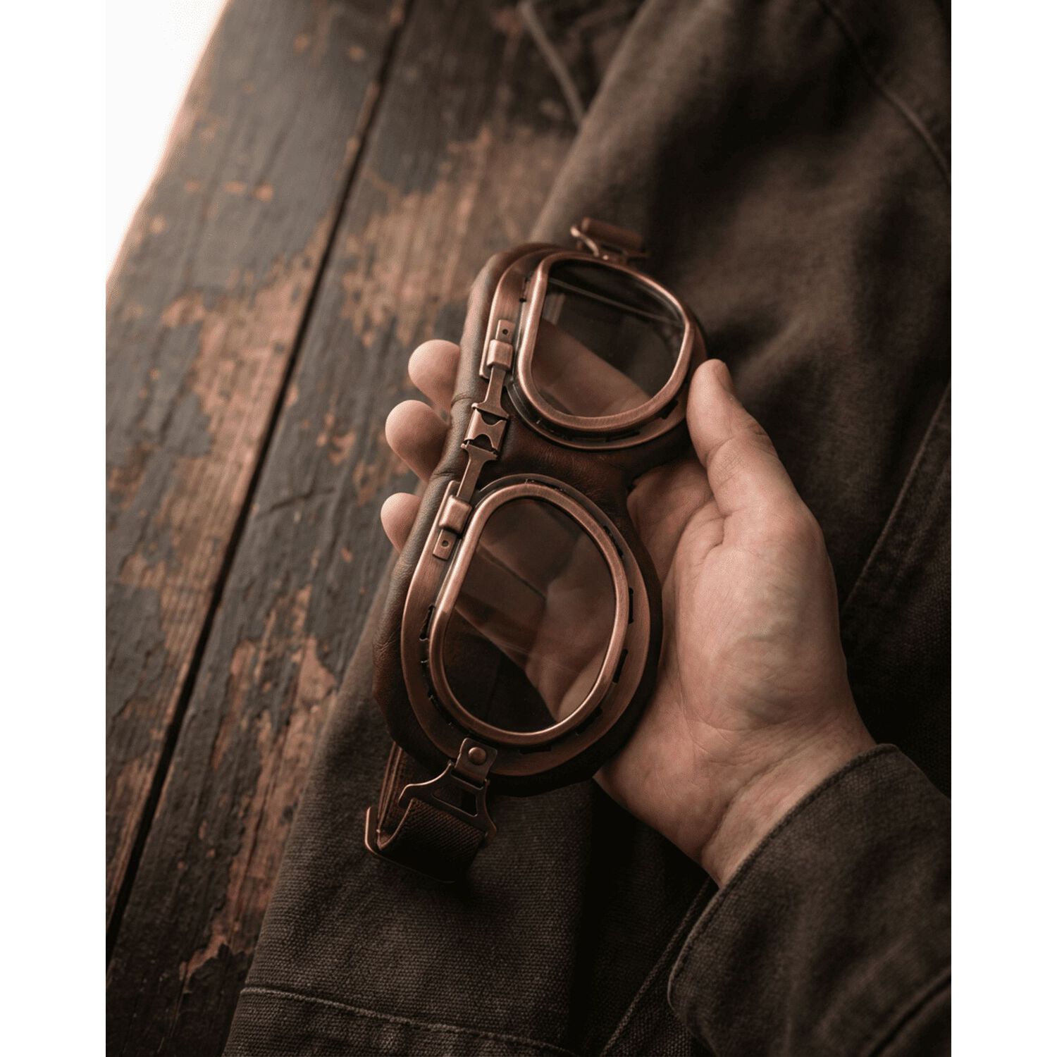 Cosplay Gafas De Moto Vintage Piloto Steampunk image number 6.0