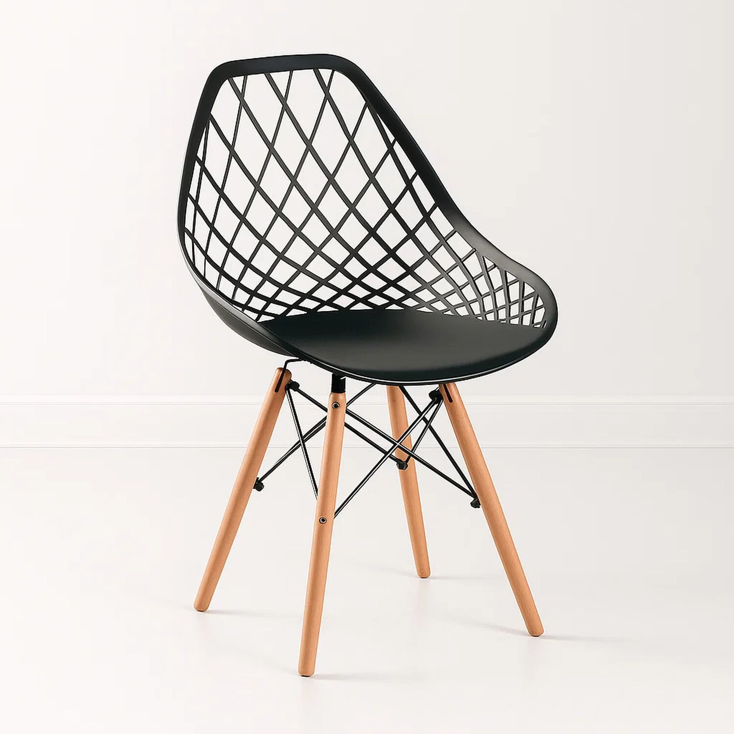 Silla Eames Enrejada Mesh - Negra image number 0.0