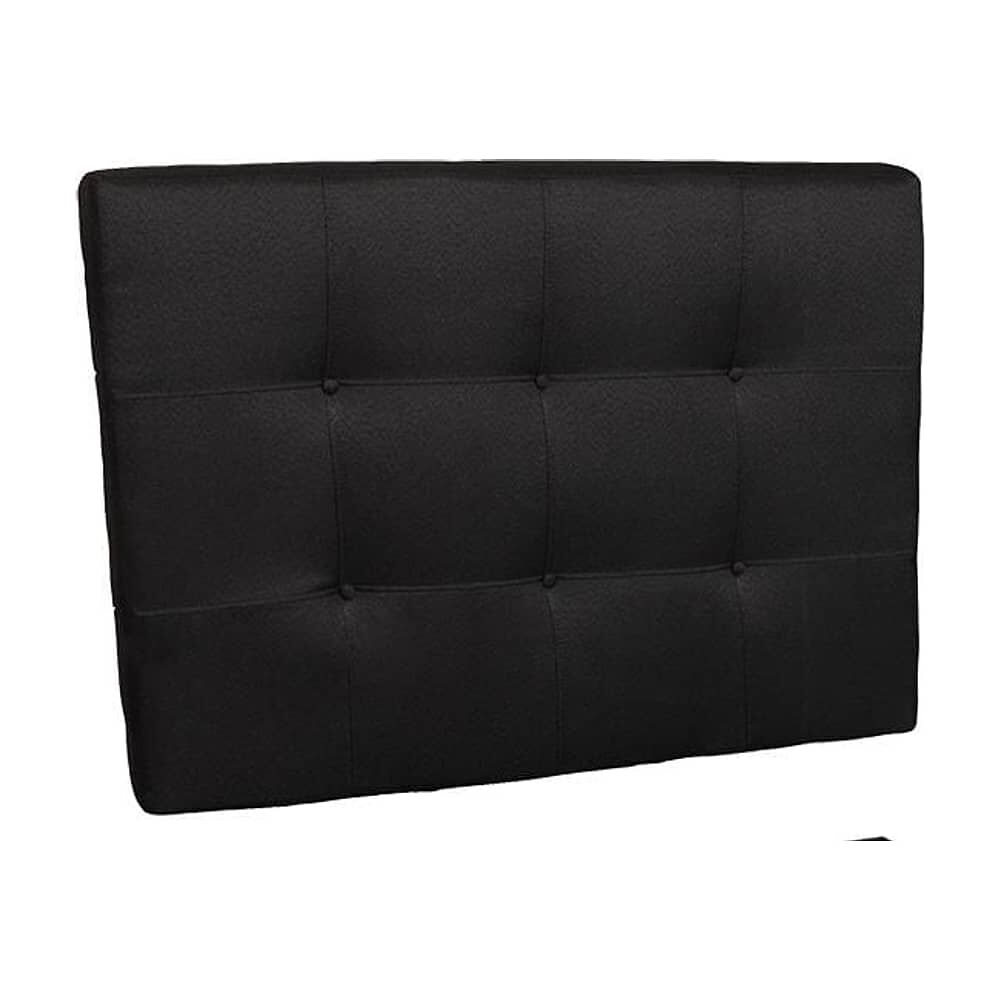 Respaldo Plaza Y Media Lino Negro image number 0.0