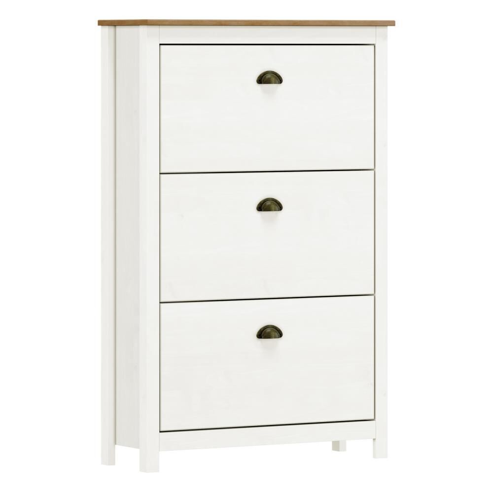 Zapatero Posadas 3 Puertas Blanco-roble image number 1.0