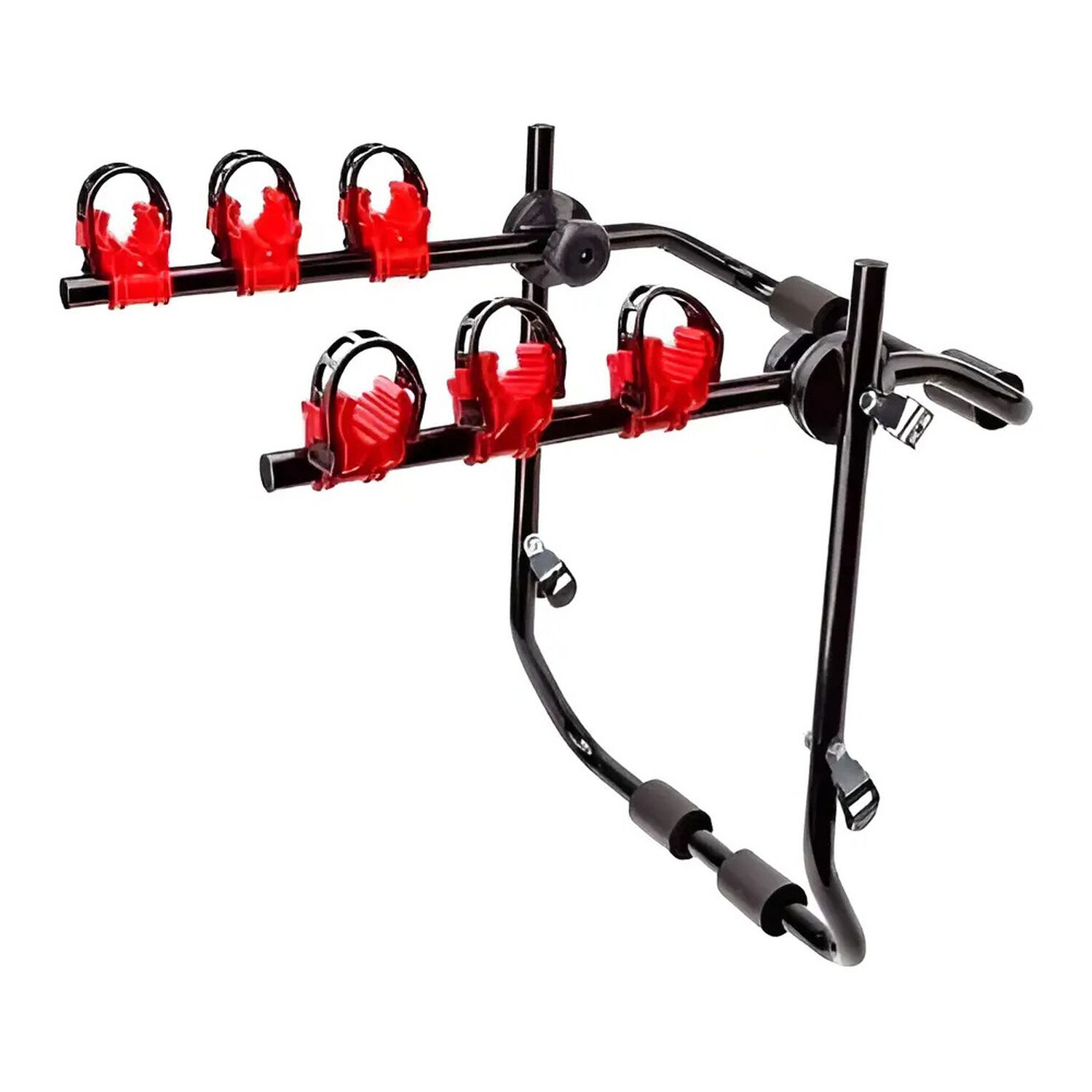 Kit Porta Bicicletas 3 Soportes + Candado Expansible Negro image number 2.0