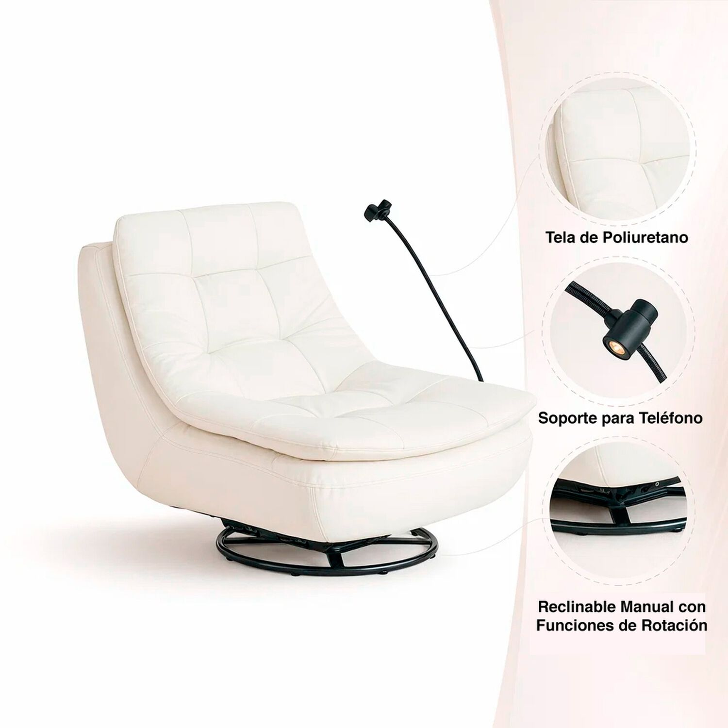 Berger Sill&oacute;n Kari - Beige image number 4.0