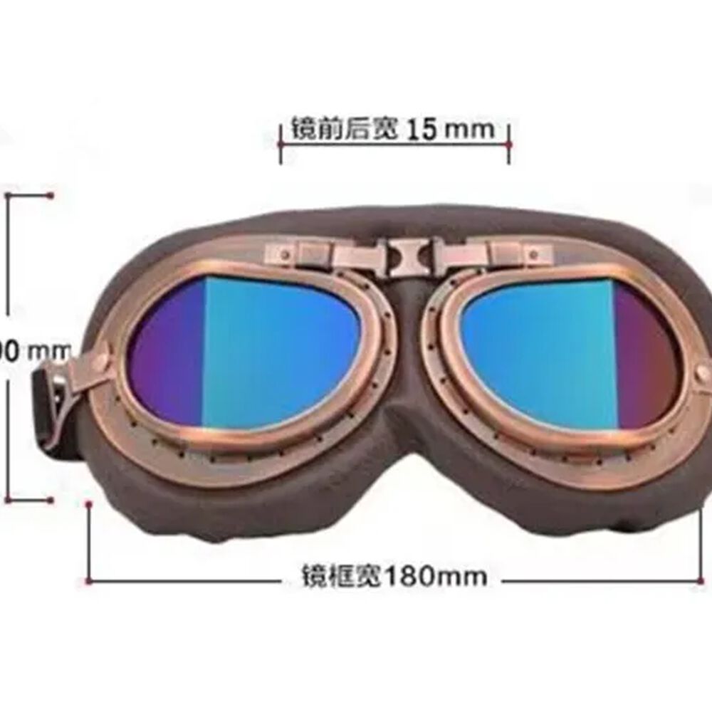 Cosplay Gafas De Moto Vintage Piloto Steampunk image number 5.0