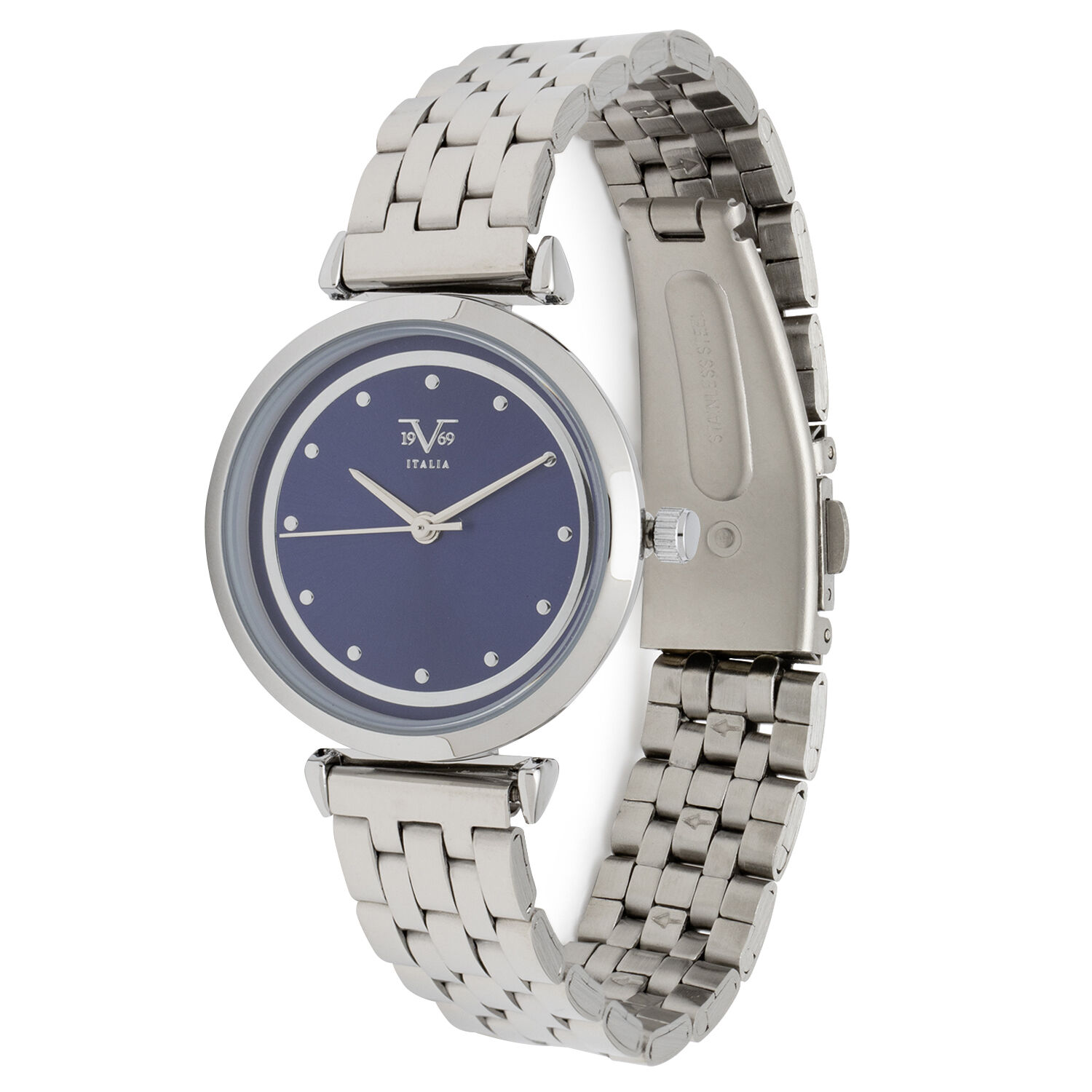 Reloj 19v69 Italia V1969-275-1 Plateado Mujer image number 2.0