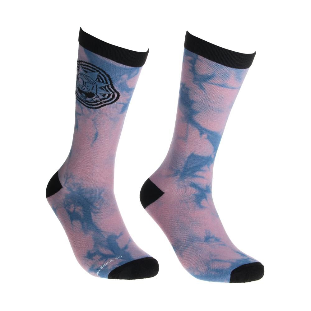 Pack Calcetines Mujer Largo Purple Rick And Morty / 2 Pares image number 1.0