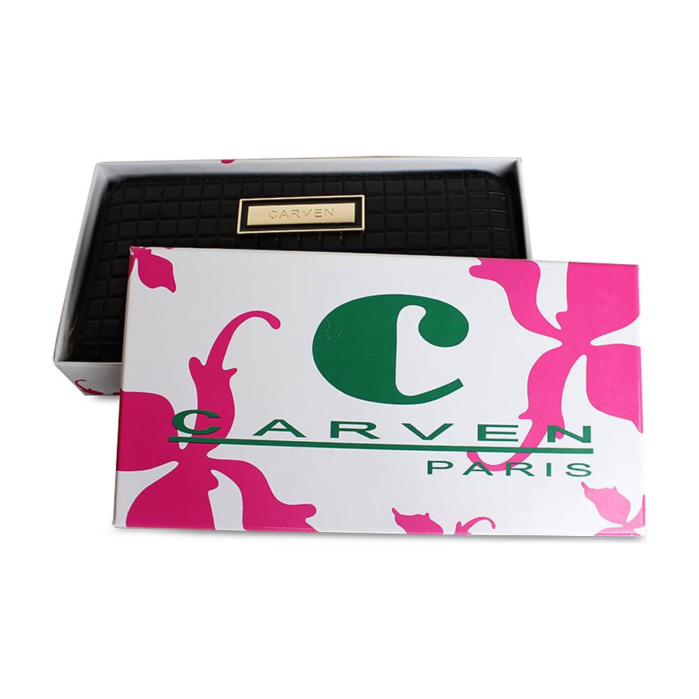 Billetera Mujer Nina Negra Carven Paris image number 4.0