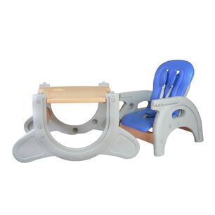 Silla De Comer Para Bebe 2 En 1 (silla + Mesa) Celeste