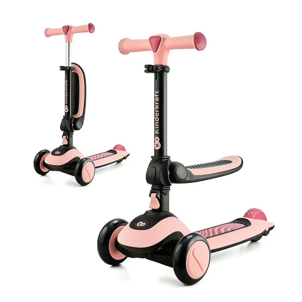 Triciclo Monopatin 2en1 Halley Pink image number 0.0