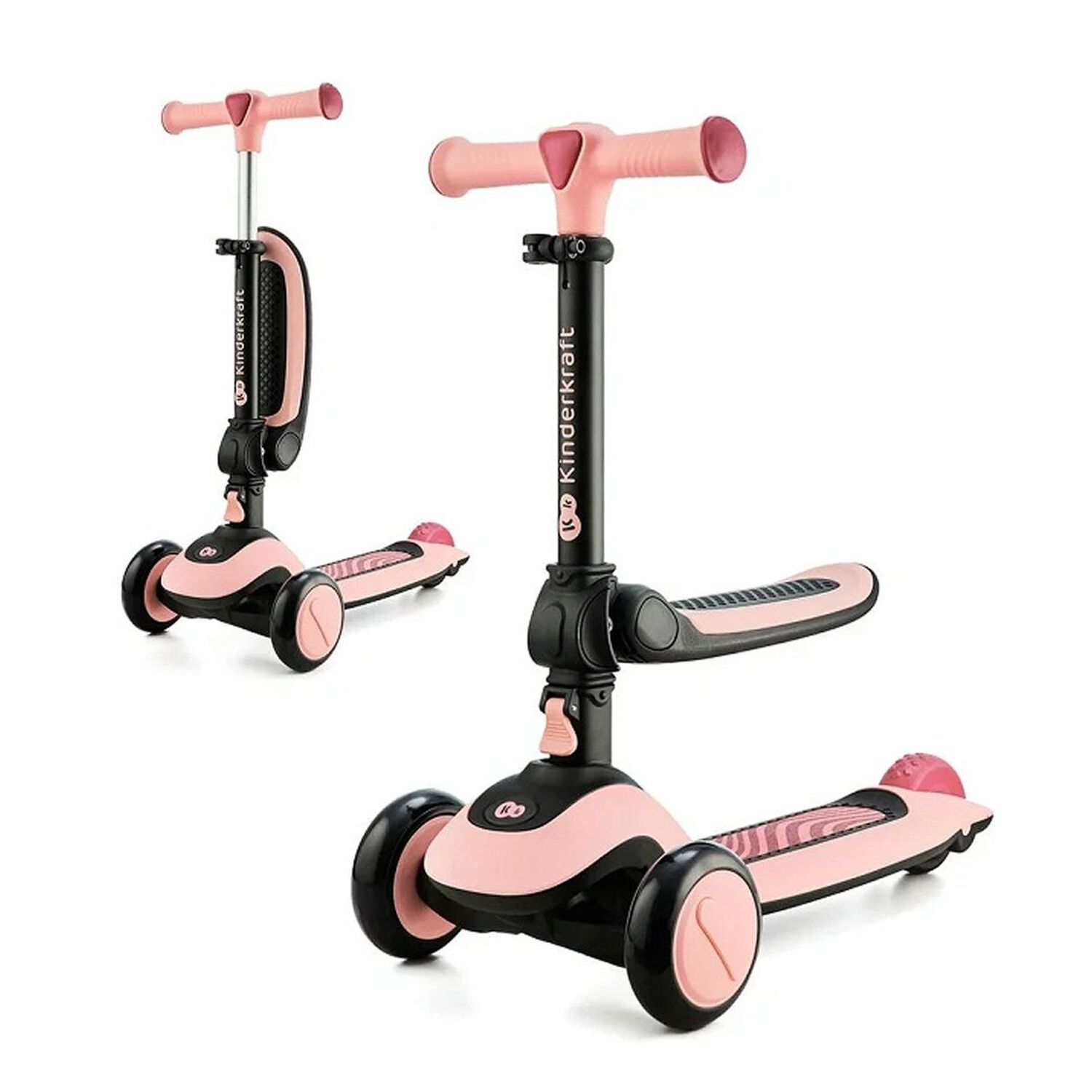 Triciclo Monopatin 2en1 Halley Pink image number 0.0