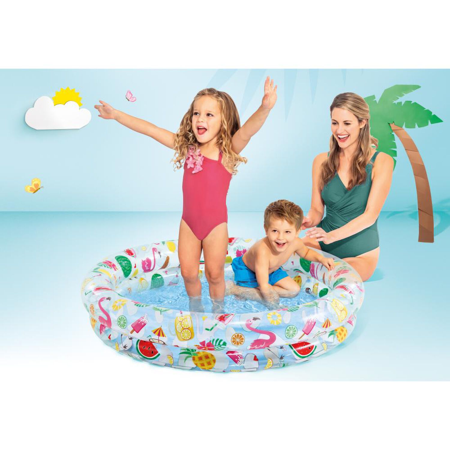 Piscina Ice Pop Inflable Redonda Intex / 122x25cm / 150 Lts image number 1.0