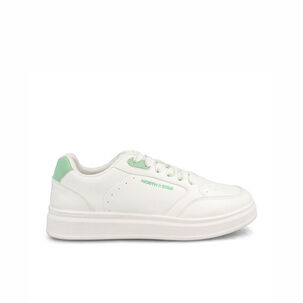 Zapatilla Mujer North Star New Skater Blanco-verde