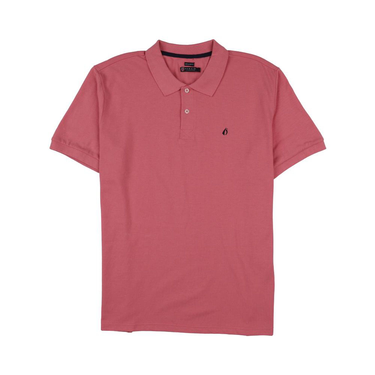 Polera Lisa Manga Corta Cuello Piqu&eacute; Hombre Herald image number 0.0