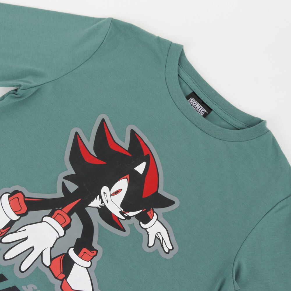 Polera Manga Larga Ni&ntilde;o Shadow Speed And Power Verde Sonic image number 2.0