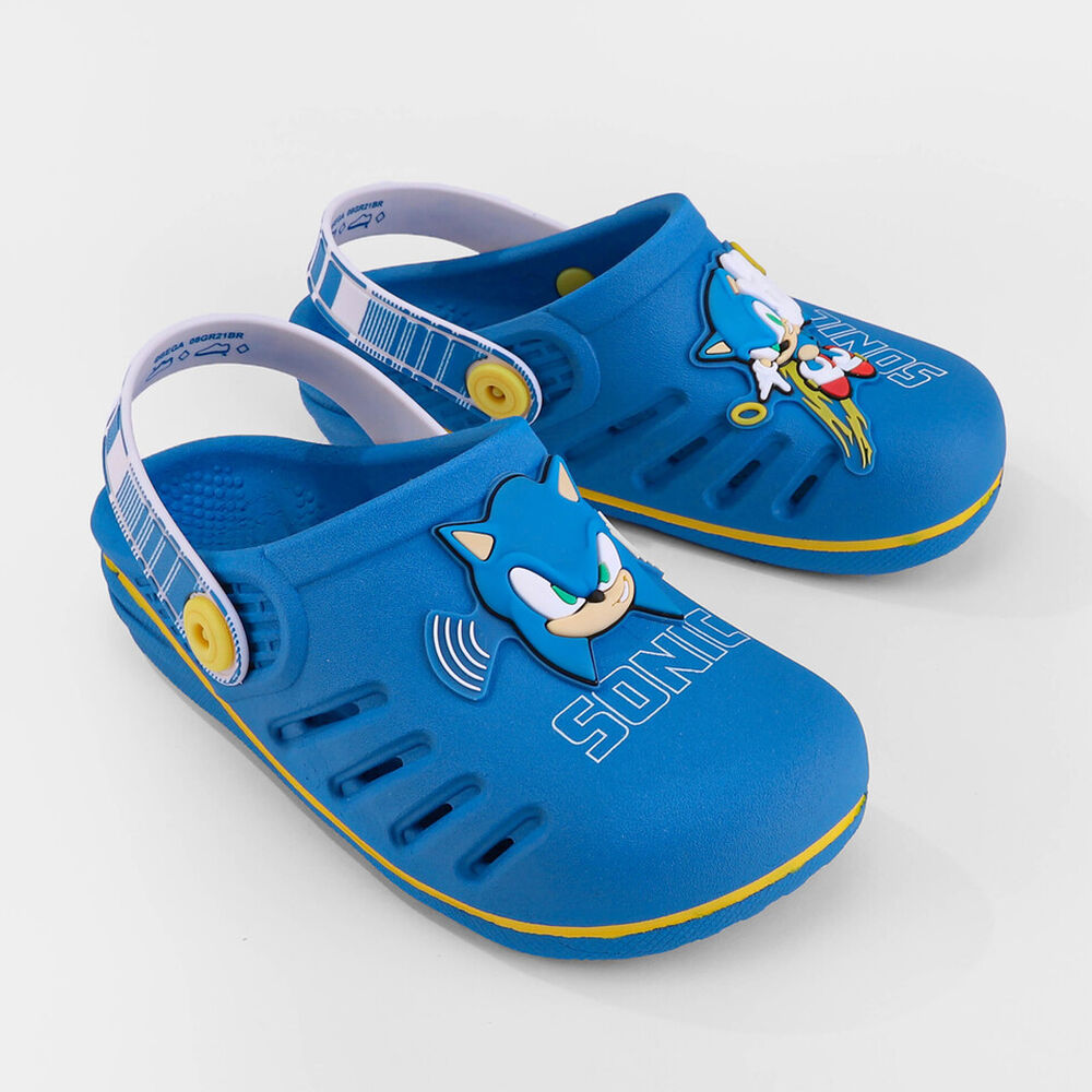 Sandalia Infantil Azul/blanco Sonic Speed Ipanema image number 0.0