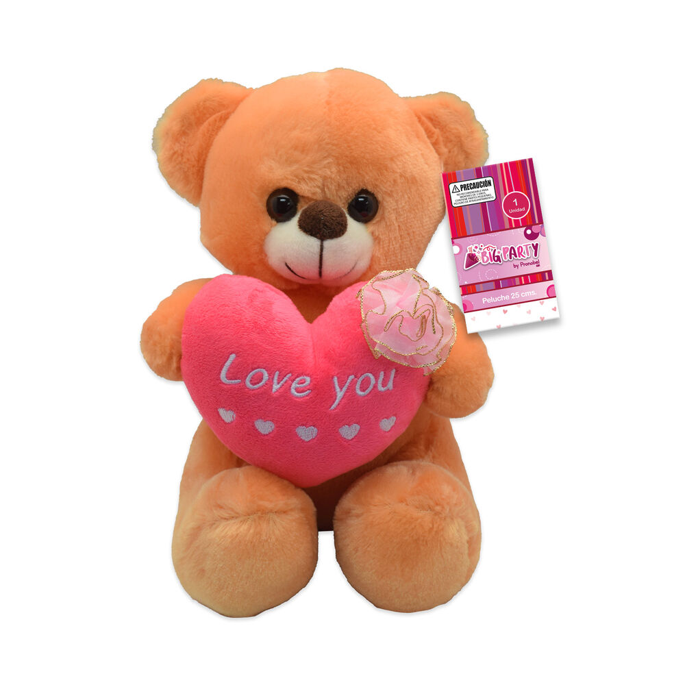 Peluche 25 Cm Oso San Valentin Big Party image number 0.0