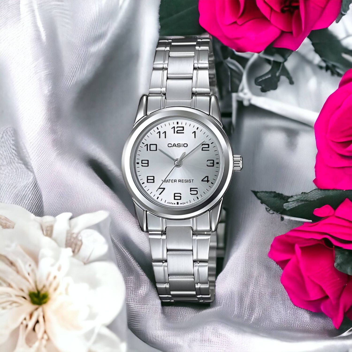 Reloj Casio De Mujer Silver Edition Ltp-v001d-7budf image number 5.0