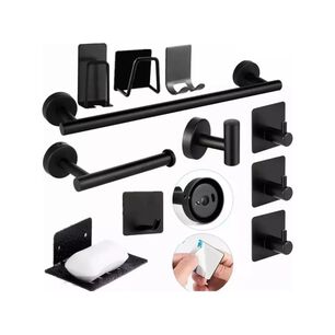 Juego Accesorios Ba&ntilde;o Toalleros Inoxidable 11 Piezas